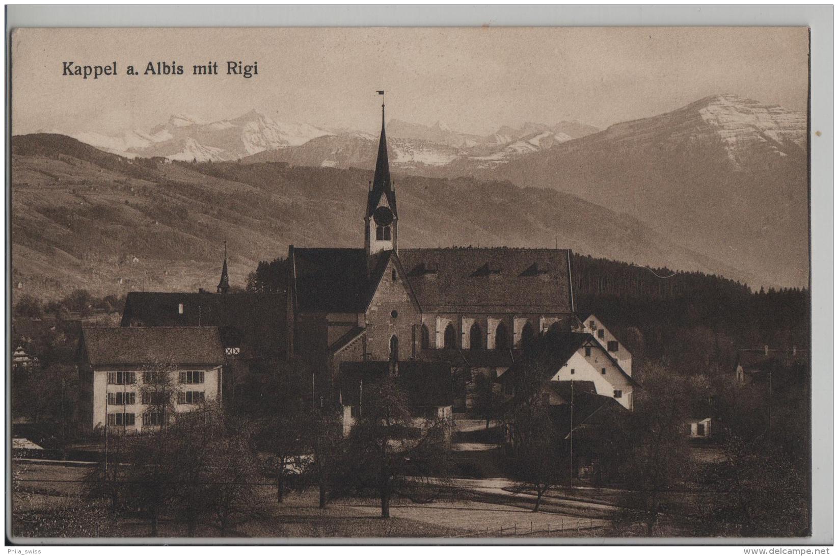 Kappel Am Albis Mit Rigi - Photo: E. Goetz No. 3147 - Autres & Non Classés