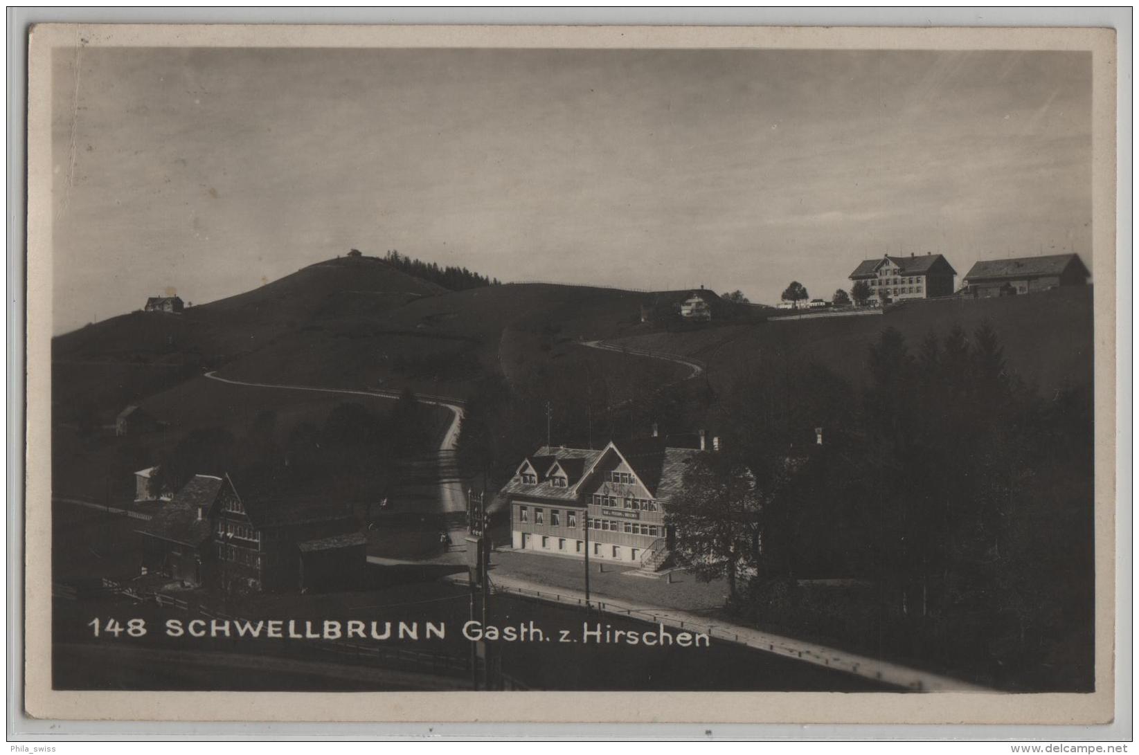Schwellbrunn Gasthaus Zum Hirschen - Photo: W. Kruz No. 148 - Schwellbrunn