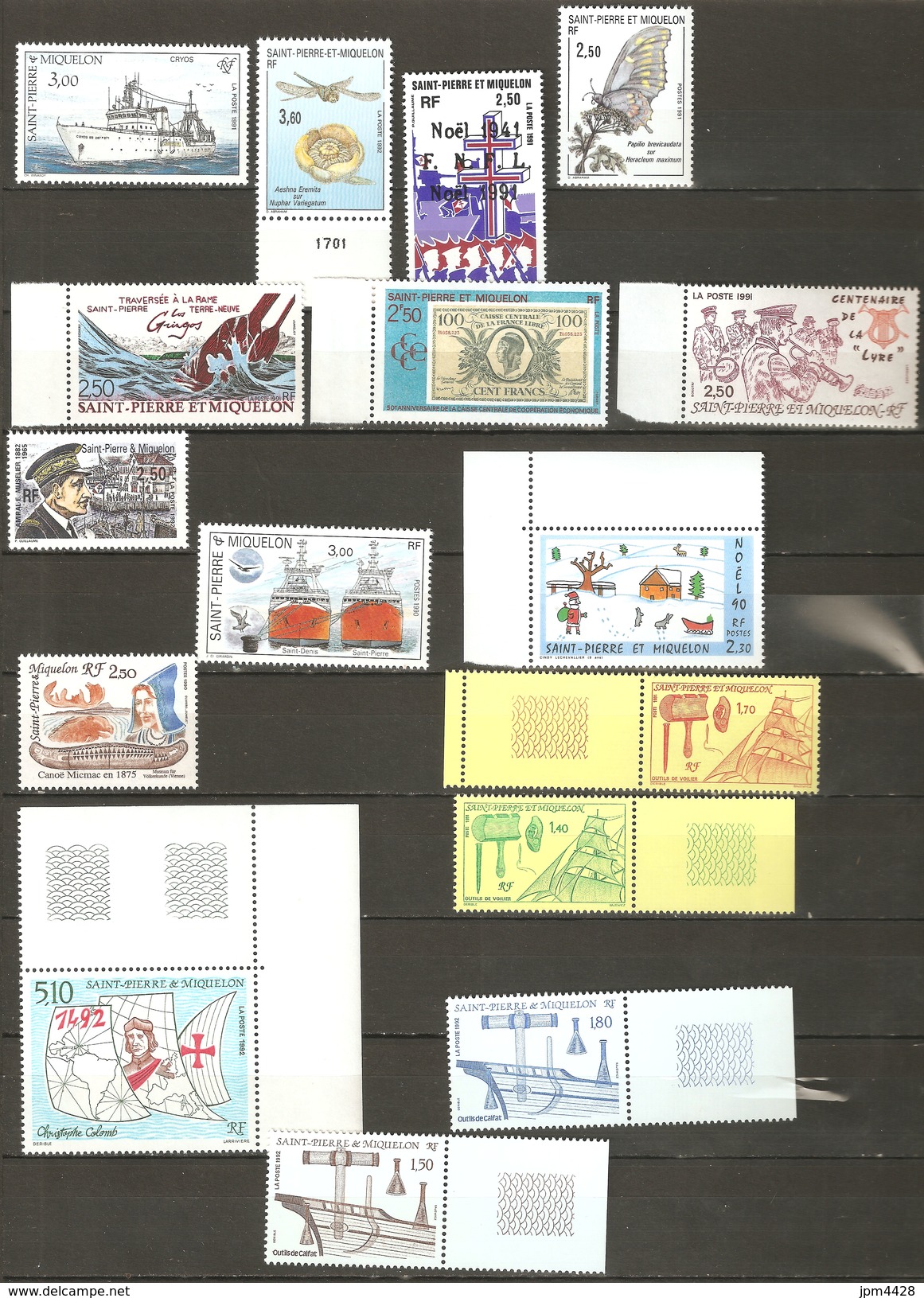 SPM Saint Pierre Miquelon Lot De 16 Timbres Neufs **  - Petit Prix - Oblitérés