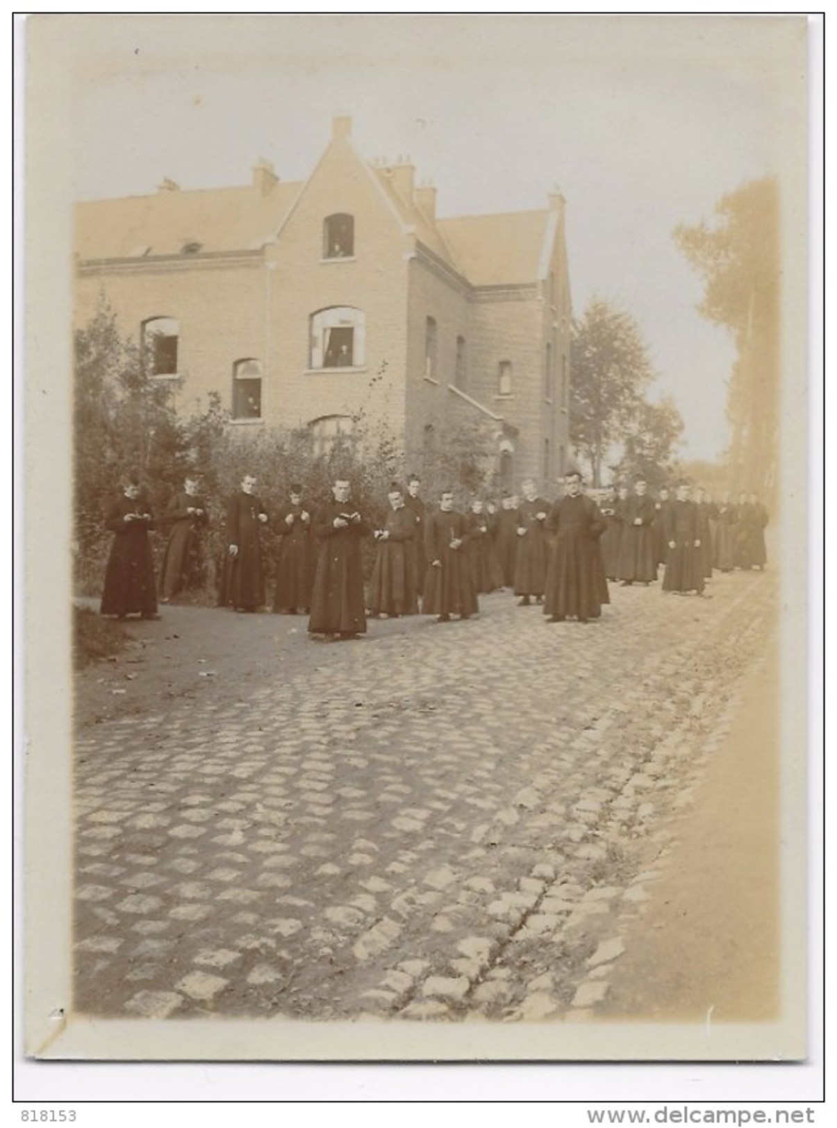 Dilbeek:Institut DonBosco (originele Foto 12x9cm Op Dun Fotopapier)+/-1910 - Dilbeek