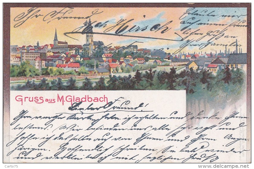 Allemagne - Mönchengladbach - Gruss Aus München-Gladbach - 1906 - Mönchengladbach