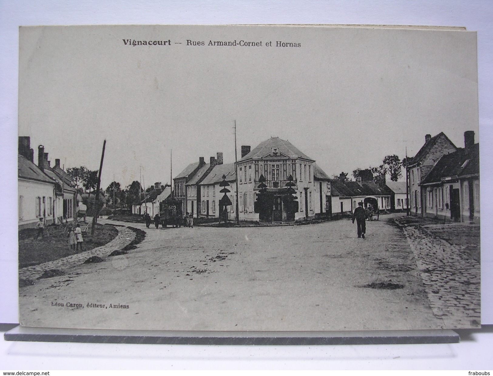 80 - VIGANCOURT - RUES ARMAND CORNET ET HORNAS - ANIMEE - 1921 - Vignacourt