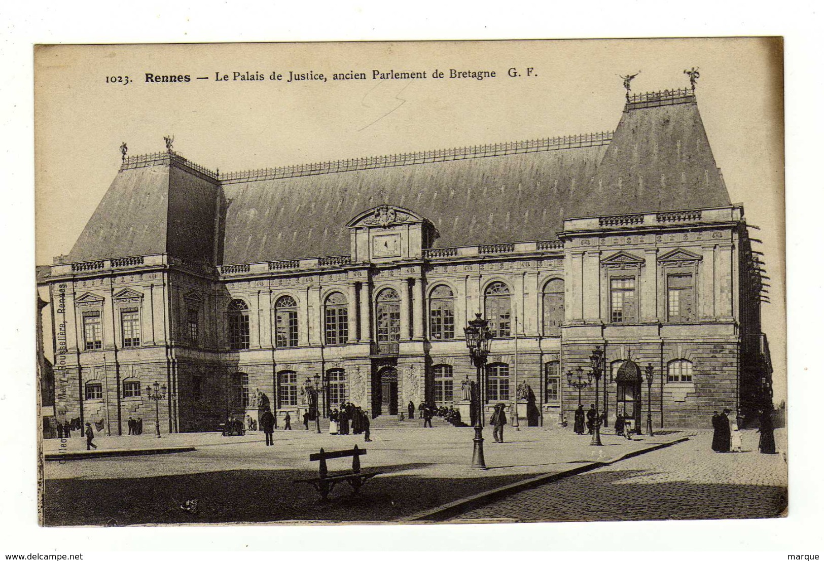 Cpa N° 1023 RENNES Le Palais De Justice Ancien Parlement De Bretagne - Rennes