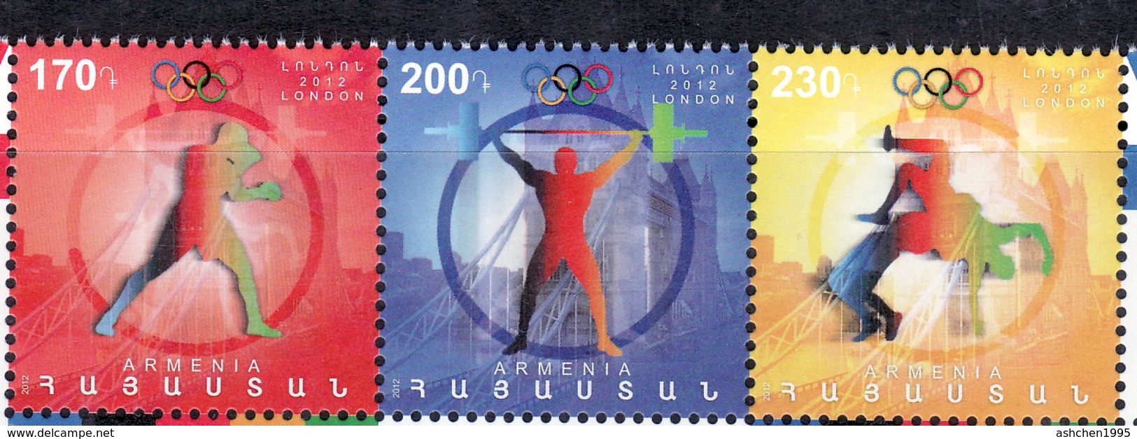 Armenia 2012, Olympic Games LONDON 2012 - MNH ** - Zomer 2012: Londen