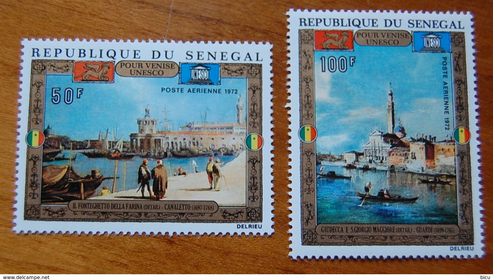 SENEGAL 1972 POUR VENICE - UNESCO SET MNH - UNESCO