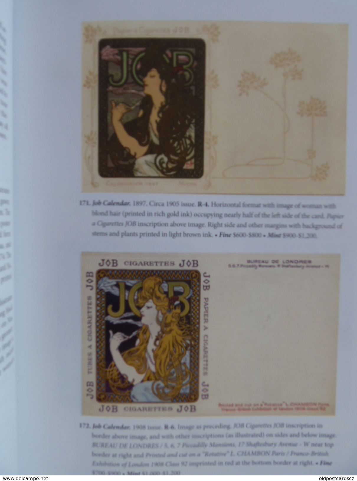 Mucha Alphonse Alfons Art Nouveau Postcard Book With Price Range Edition 2016 Hard Cover - Mucha, Alphonse