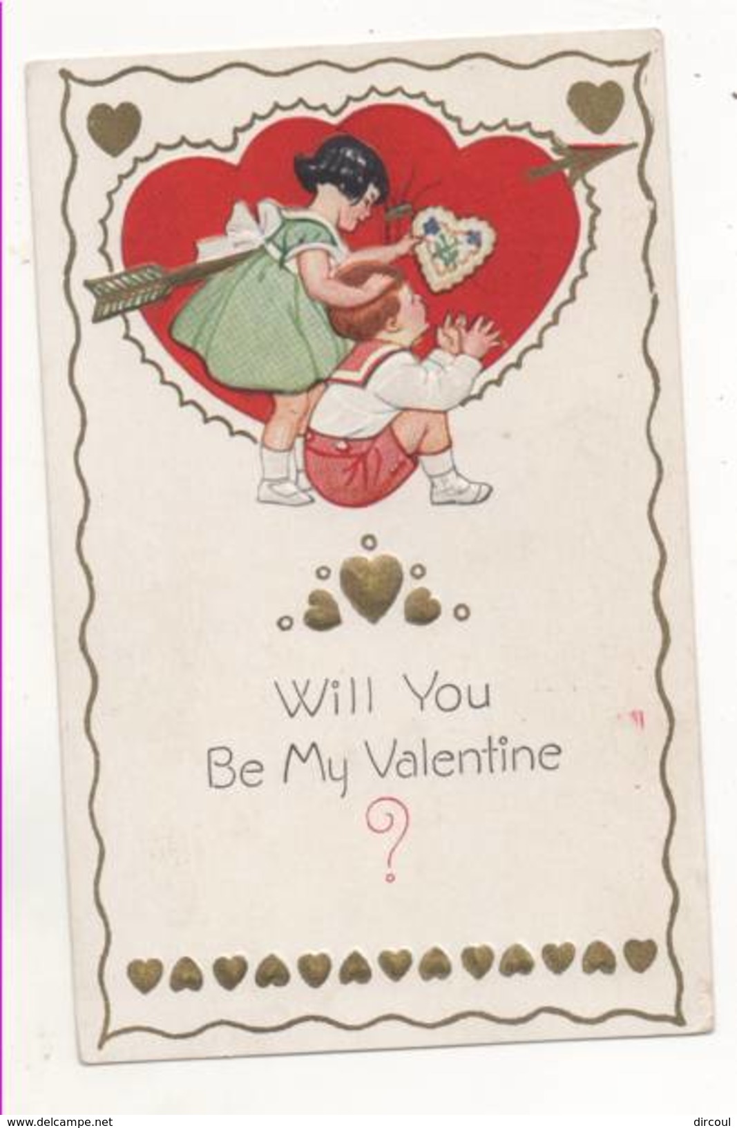 35087  -    Will  You  Be  My  Valentine ?    Relief - Autres & Non Classés