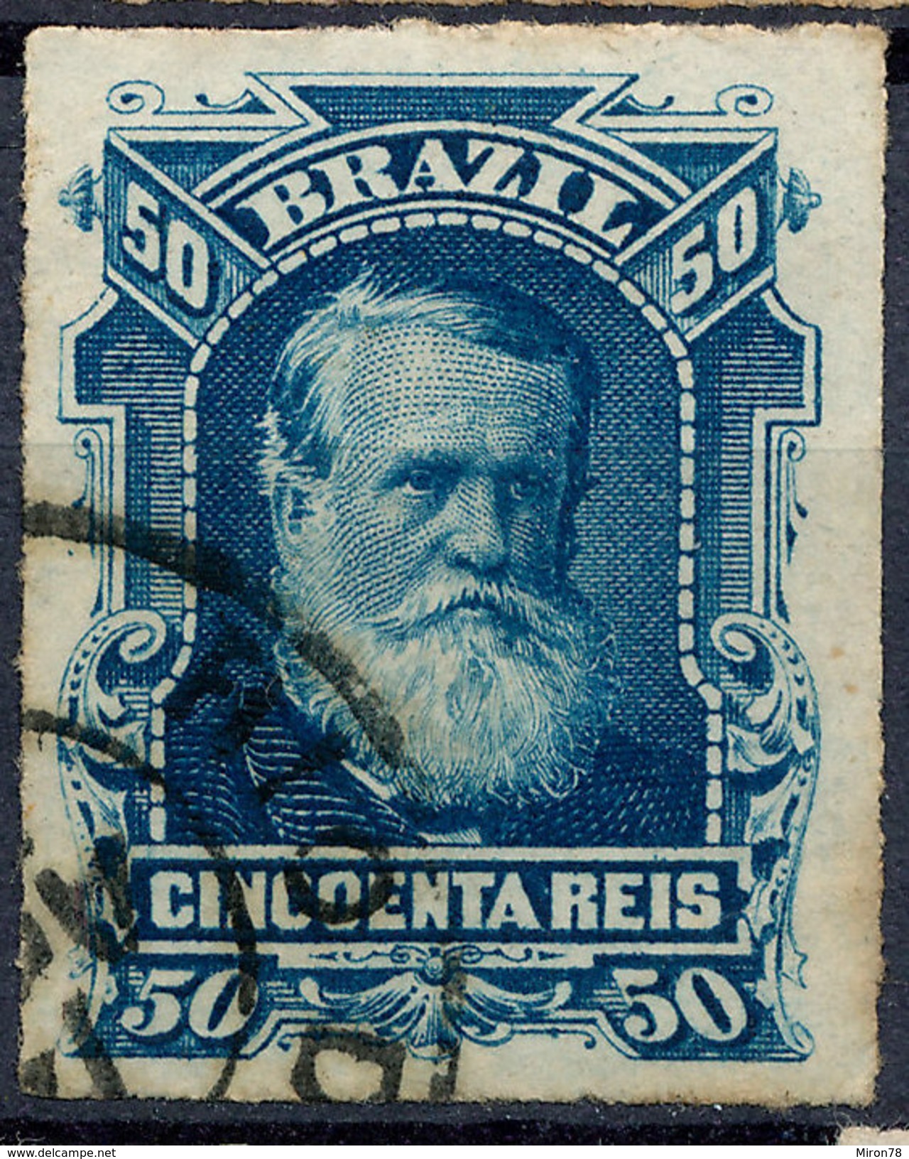 Stamp Brazil 1878 50r Lot#38 - Used Stamps