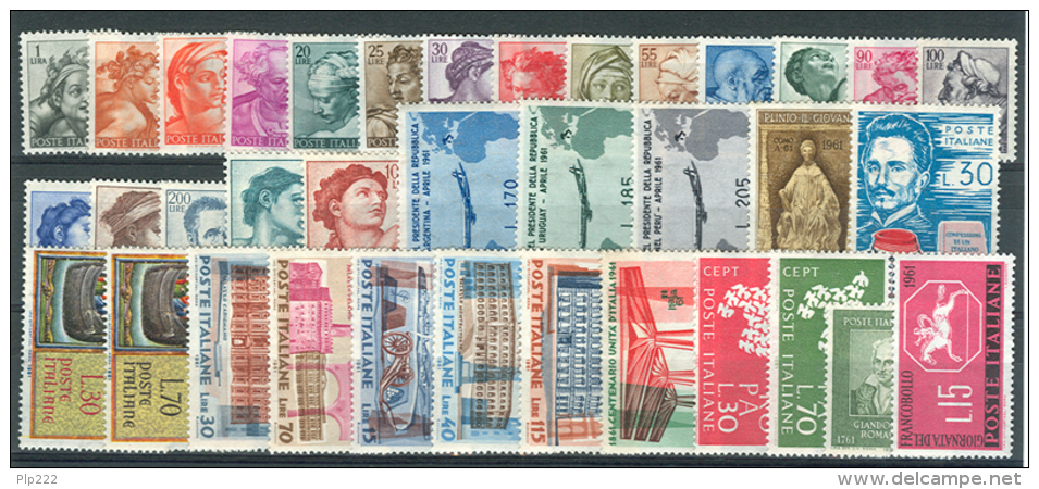 Italia Repubblica 1961 Annata Completa/Complete Year MNH/** - Années Complètes