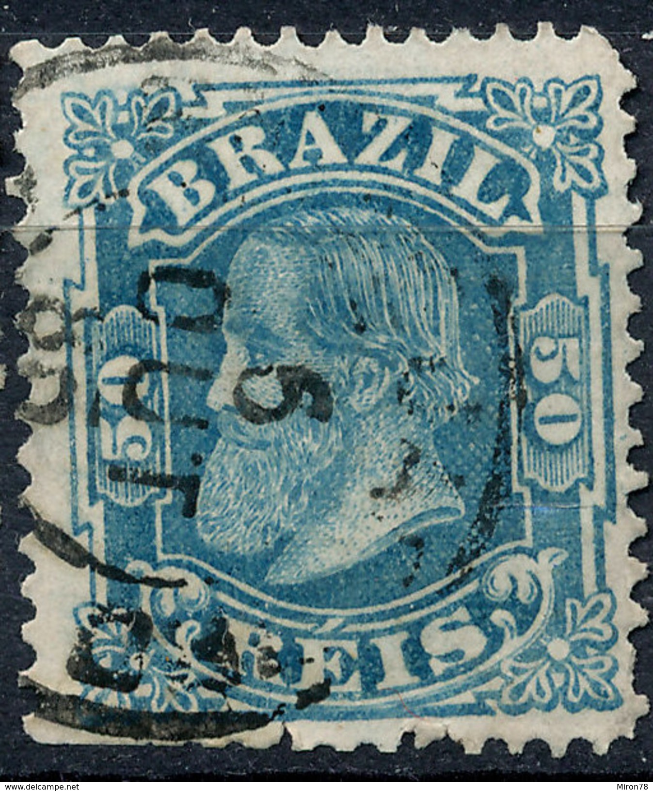 Stamp Brazil 1884 50r Lot#28 - Oblitérés