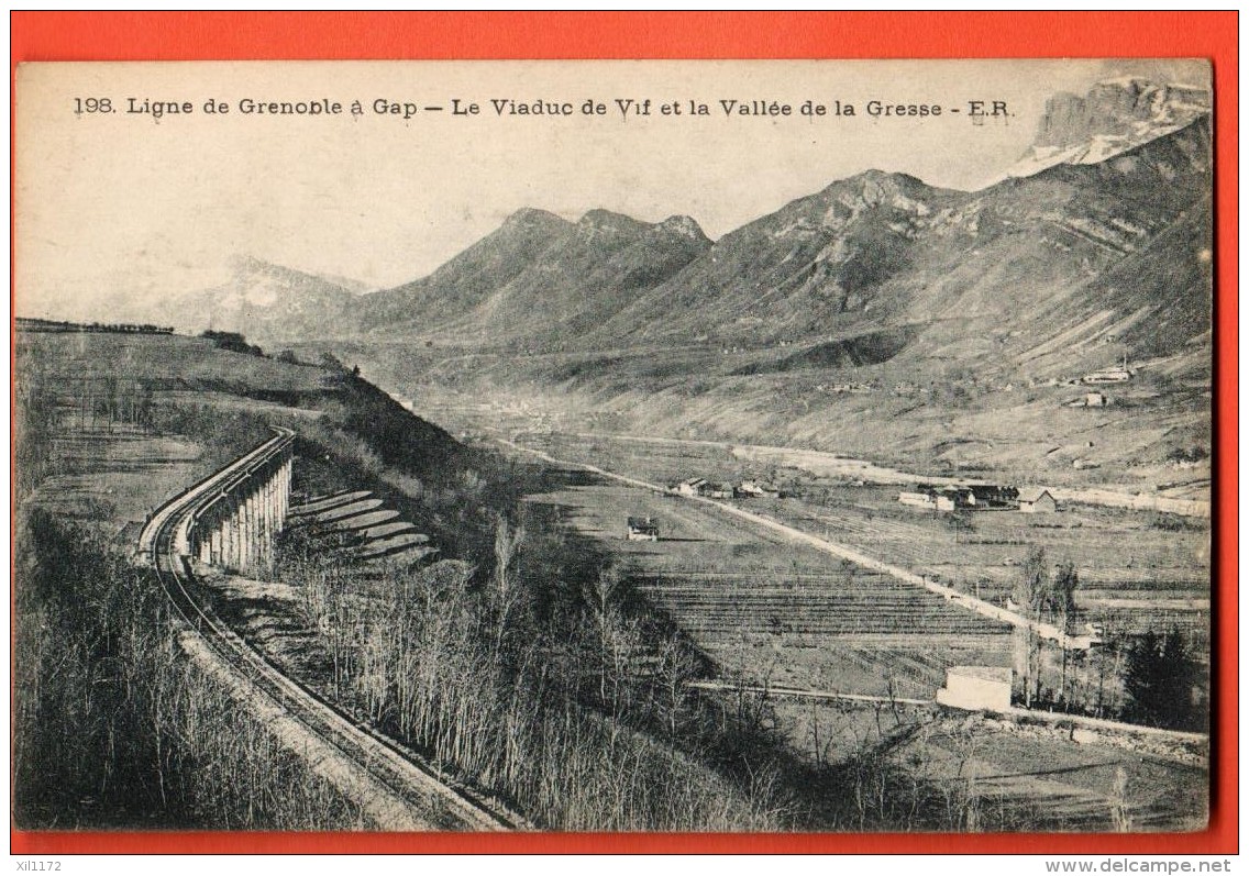 IAL-22  Viaduc De Vif Vallée De La Grasse, Ligne Chemin De Fer Grenoble Gap. Non Circulé - Vif