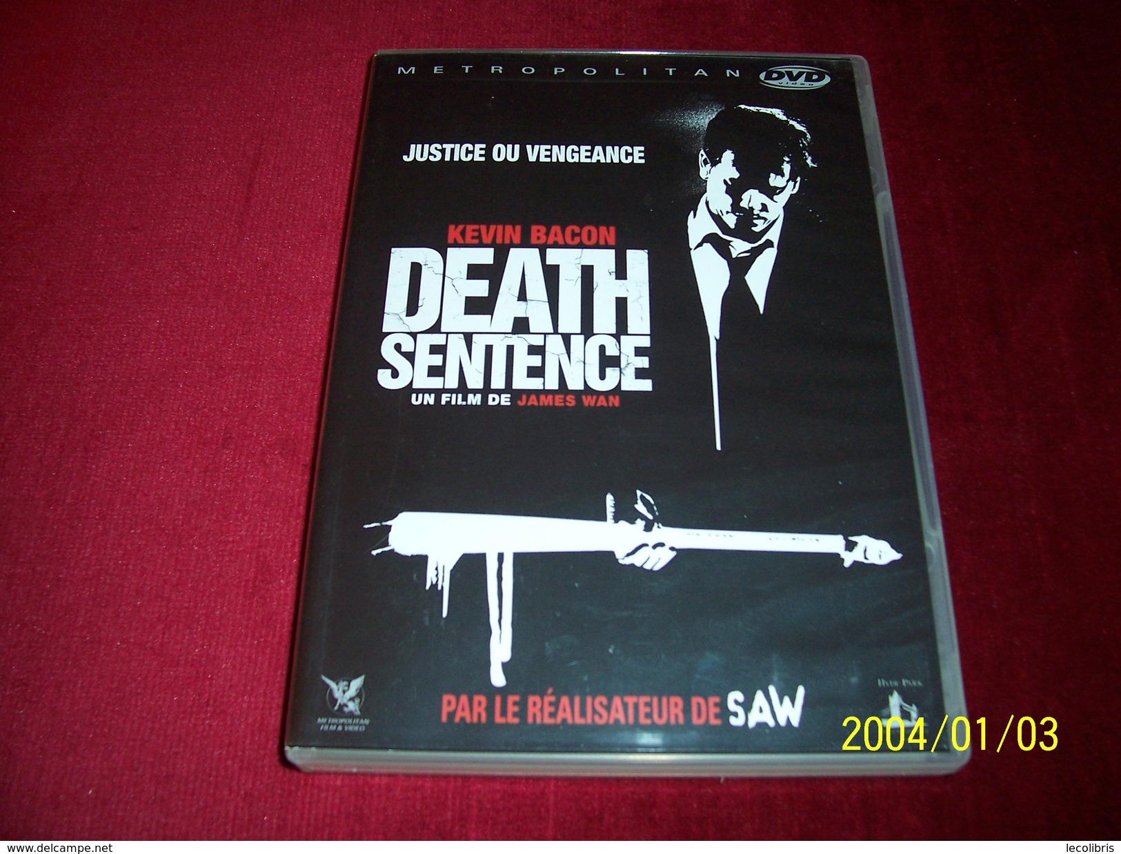 DEATH SENTENCE   AVEC KEVIN BACON °  PROMO  5 DVD ° POUR 10 EUROS ° AUX CHOIX - Policiers