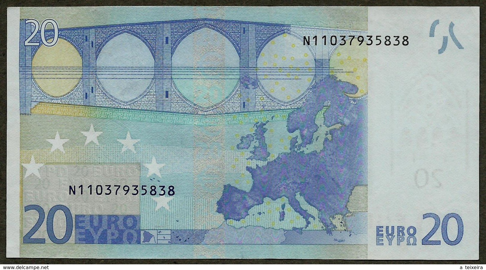 Autriche - N - 20 Euro - F003 A1 - N11037935838 - Trichet - Circulated - 20 Euro