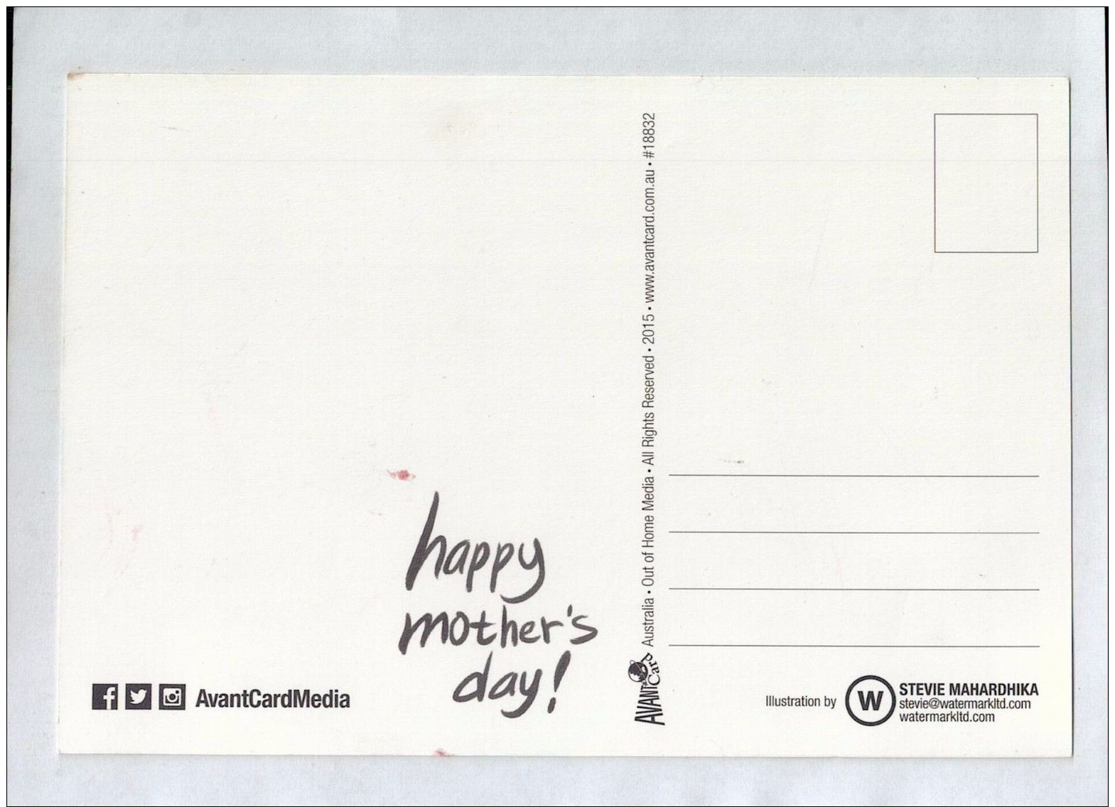 V18832 Australia Avant Card #18832 Koala Happy Mothers Day Postcard - Non Classés