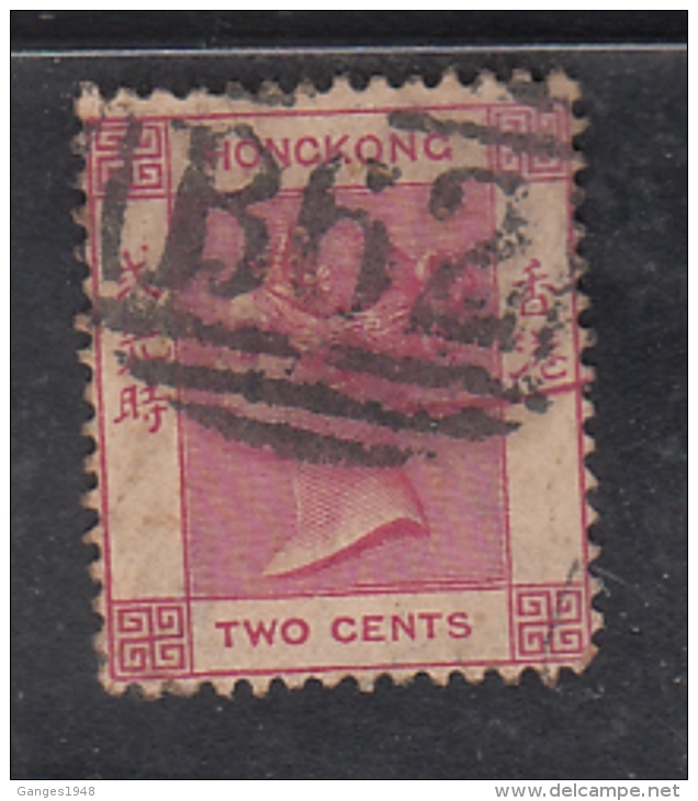 China  QV  2c  Stamp Tied   B62  Cancellation #  93799 - Usati