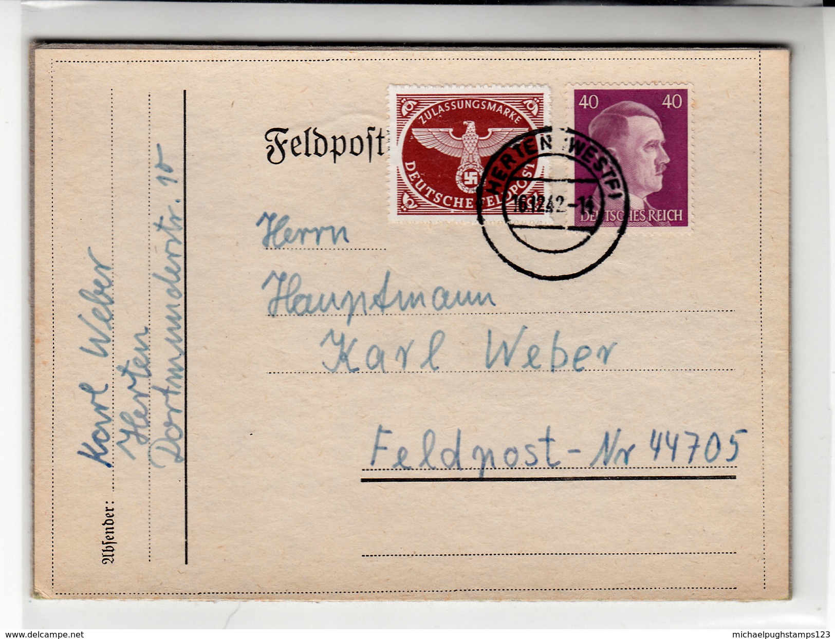 Germany / Feldpost Stamps - Other & Unclassified