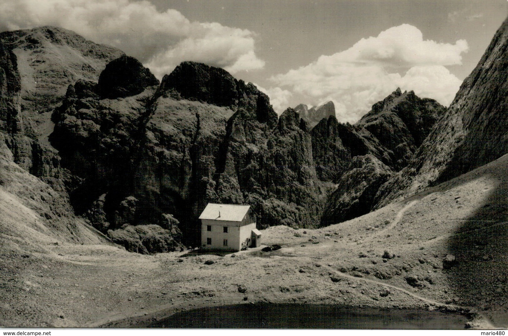 DOLOMITI   RIFUGIO  RE  ALBERTO 1  AL  VAJOLET      2 SCAN      (NUOVA) - Altri & Non Classificati