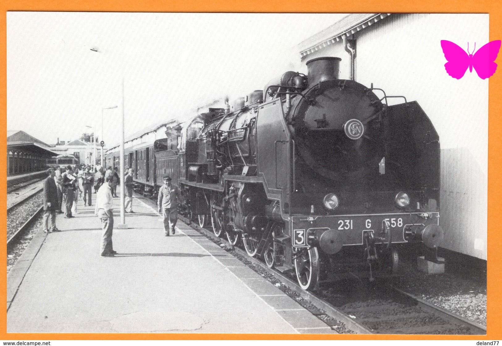 PACIFIC 231 G 558 - Vue Prise à DIEPPE 14 Juin 1987 - Trains