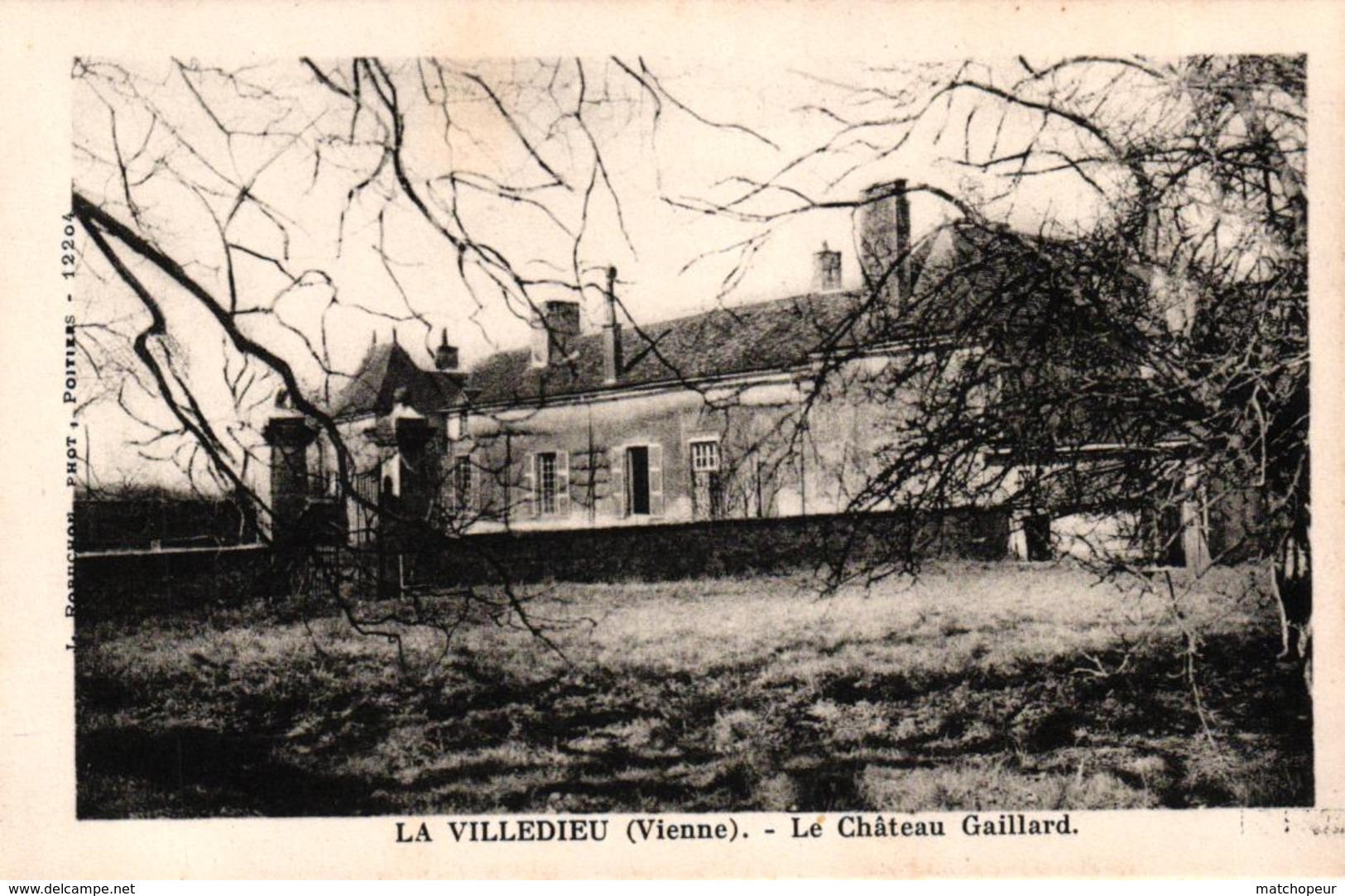 LA VILLEDIEU -86- LE CHATEAU GAILLARD - La Villedieu Du Clain