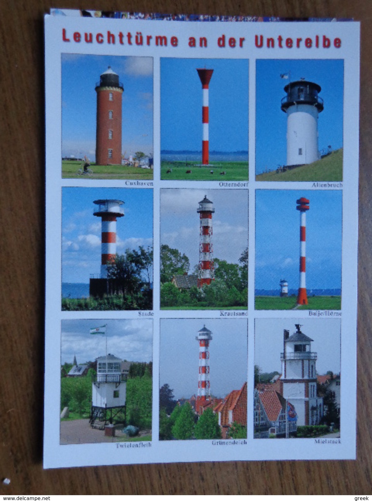 Vuurtoren - Phare - Lighthouse / Leuchtturme An Der Unterelbe --> Unwritten - Lighthouses