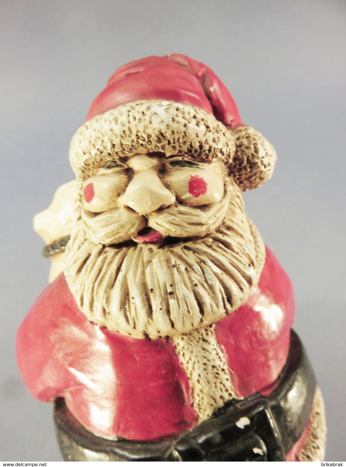 * PERE NOEL + Art Populaire Fête Tradition Statue - Kerstmannen