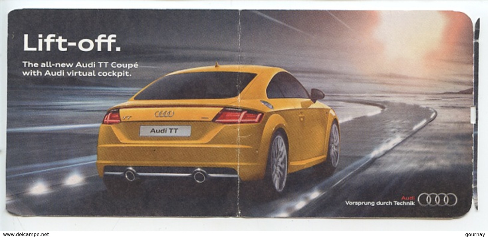 ETIHAD Airways Business Paris De Gaulle - Abu Dhabi : Lift Off The New Audi TT Coupé Virtual Cokpit (trasports) - Wereld