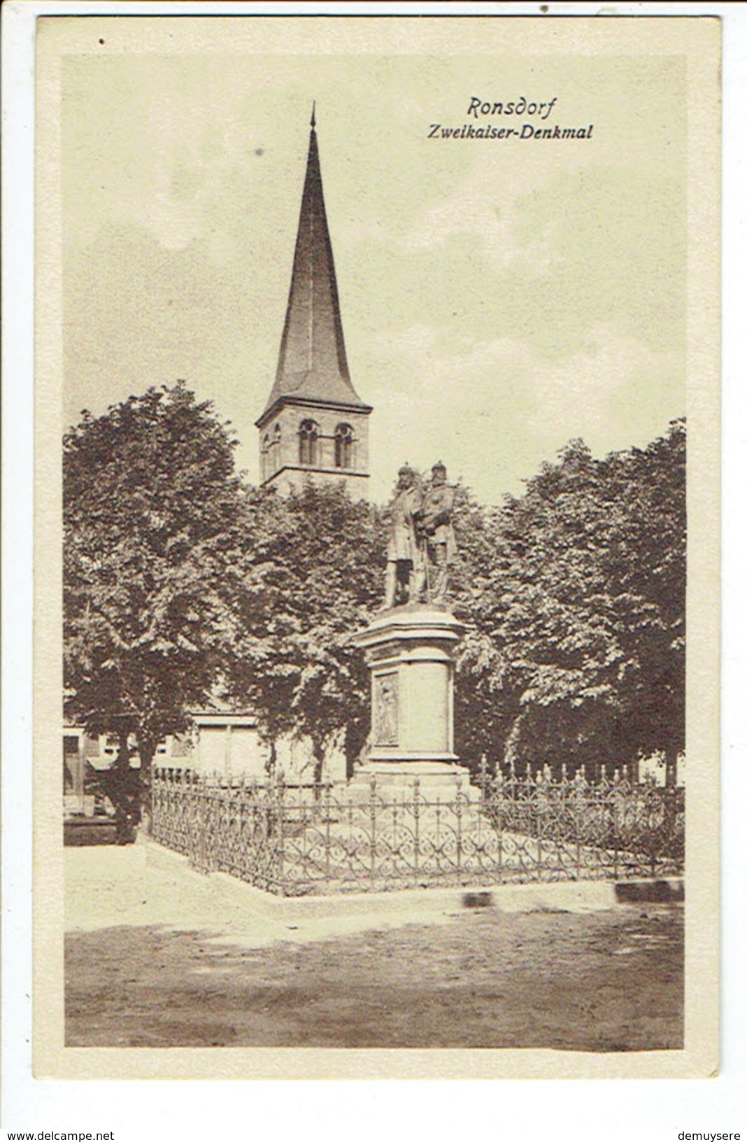 38808 Ronsdorf Zweikaiser Denkmal - Röhndorf
