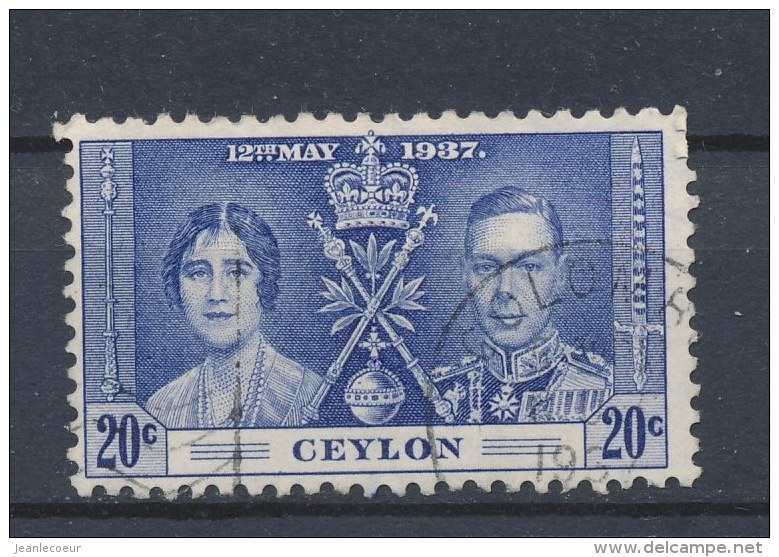 Ceylon/Ceylan 1937 Mi: 229 Yt: 251 (Gebr/used/obl/o)(505) - Ceylan (...-1947)