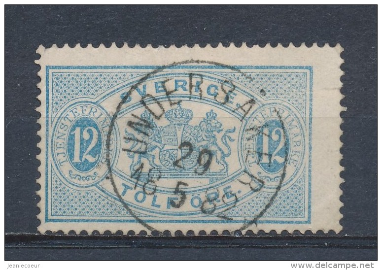 Zweden/Sweden/Schweden/Suede 1874 Mi: DM 6 Ba Yt: TS 6 I (Gebr/used/obl/o)(646) - Gebraucht