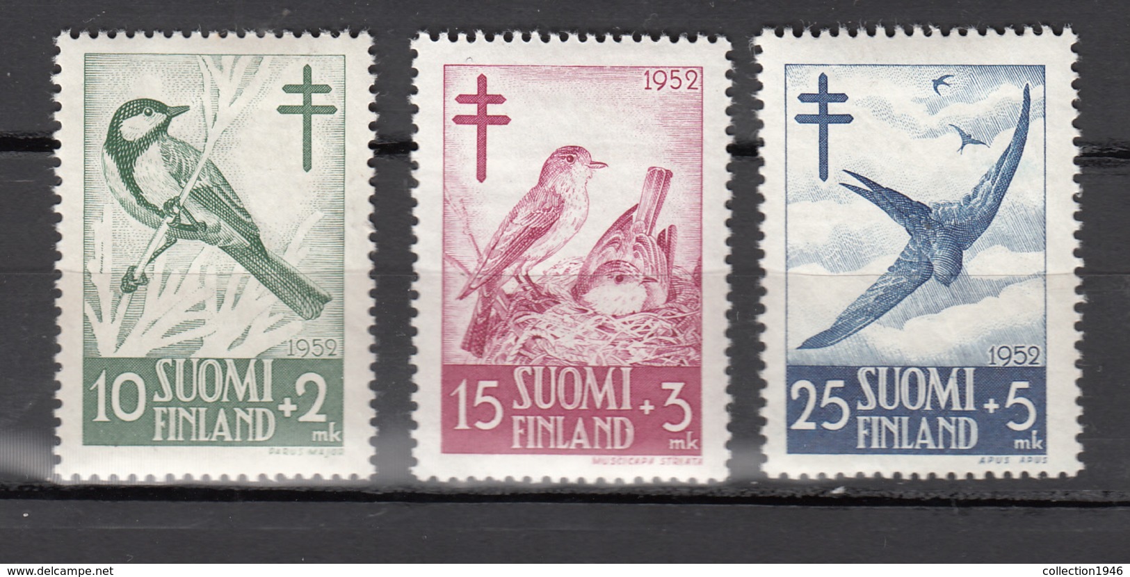 Finland 1952,3V,:birds,vogels,vögel,oiseaux,pajaros,uccelli,aves ,MH/Ongebruikt(A3140) - Autres & Non Classés