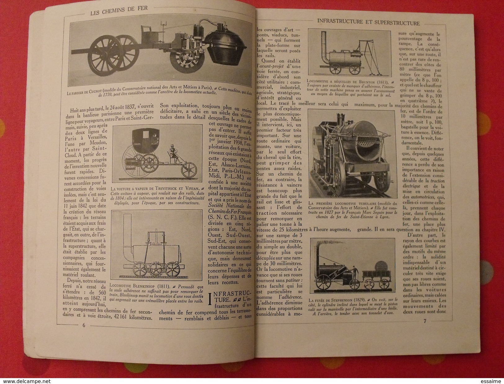 Les Chemins De Fer. Encyclopédie Par L'image. Hachette 1927. Bien Illustré - Ferrovie & Tranvie