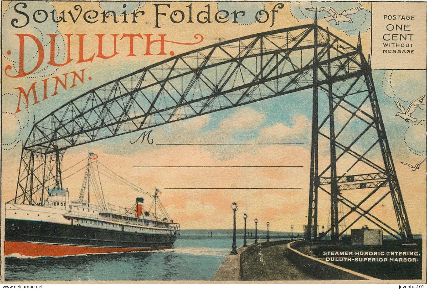 CPA Souvenir Folfer Of Duluth Minn.     L2327 - Duluth