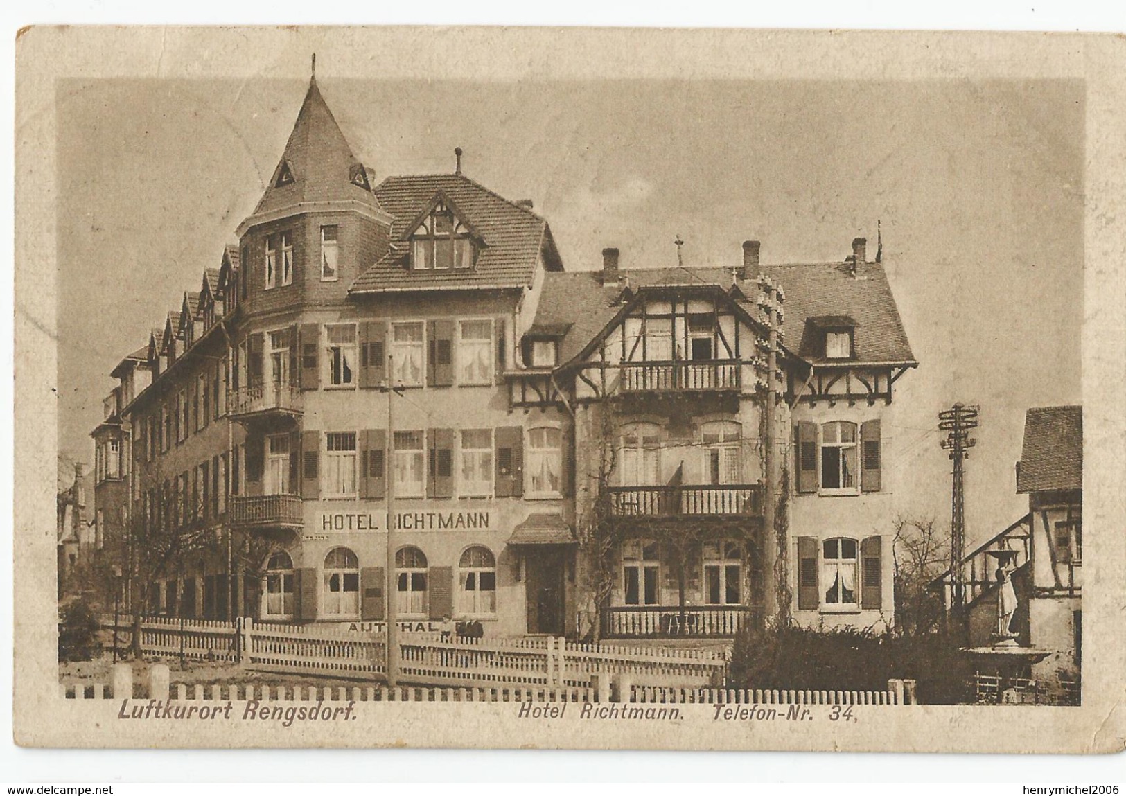 Allemagne - Germany - Rhénanie Palatinat - Luftkurort Rengsdorf Hotel Richtmann - Sonstige & Ohne Zuordnung