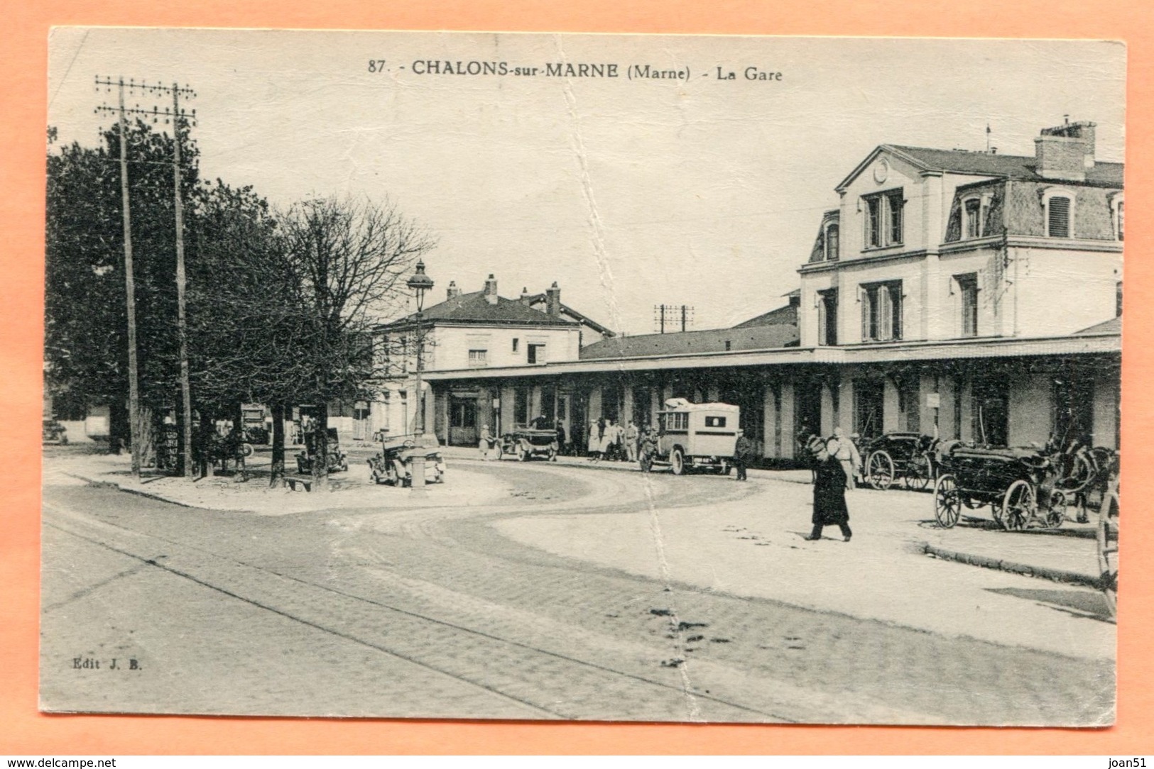 CP 1  CHALONS SUR MARNE LA GARE - Andere & Zonder Classificatie