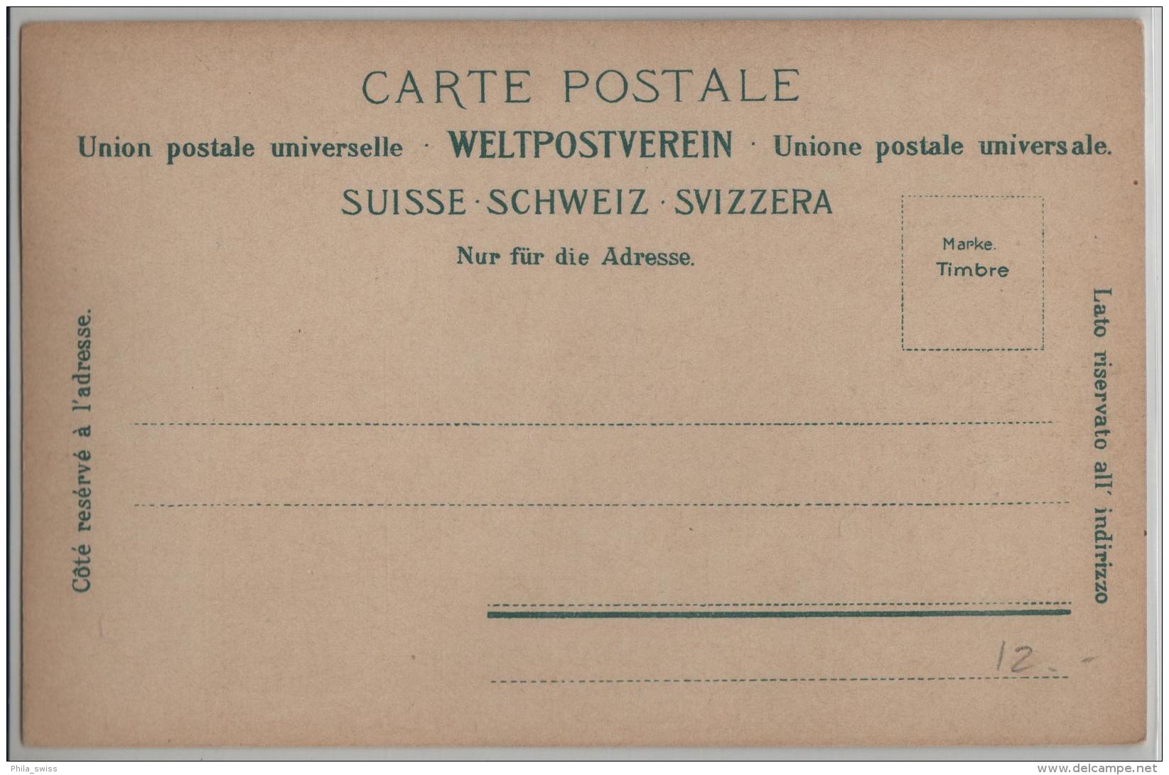 Muotathal, Drusberg Und Pragelpass - Animee Belebt - Photo: Wehrli No. 1613 - Muotathal