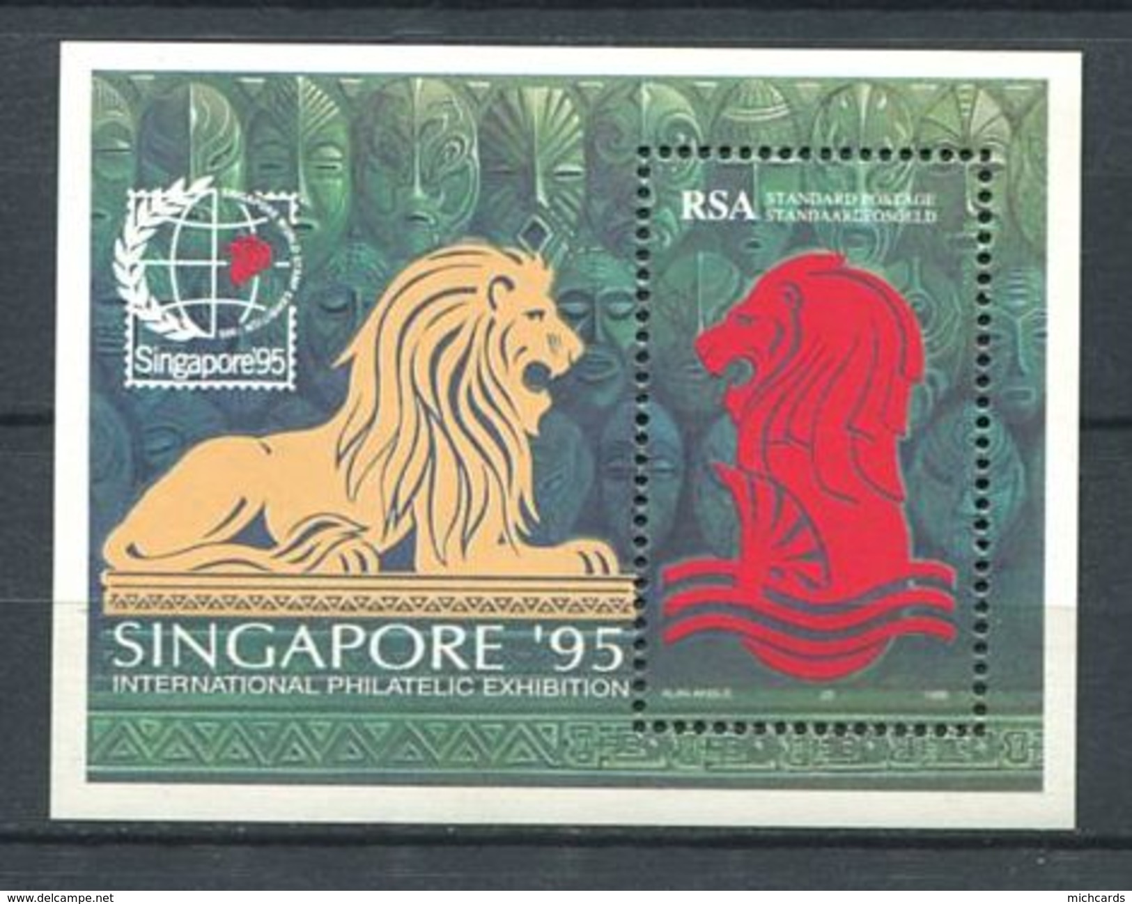 193 AFRIQUE DU SUD (RSA) 1995 - Yvert BF 36 - Lion Singapour -  Neuf ** (MNH) Sans Trace De Charniere - Ungebraucht