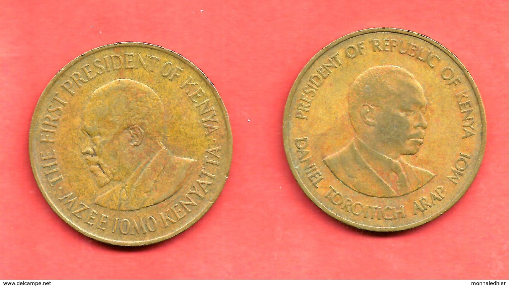 LOT De 2 Monnaies Du KENYA , 1978 & 1980 - Kenya