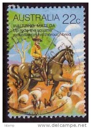 1980 - Australian Folklore Waltzing Matilda 22c SQUATTER Stamp FU - Oblitérés