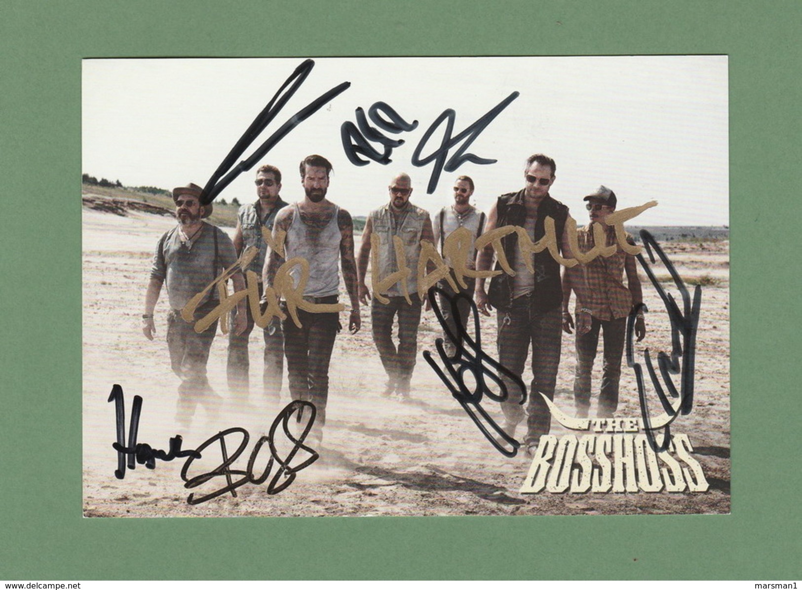 The Bosshoss ( Deutsche Band -  Interpretationen Von Popsongs Im Country-Musik-Stil.  )    - Persönlich Signiert - Autres & Non Classés