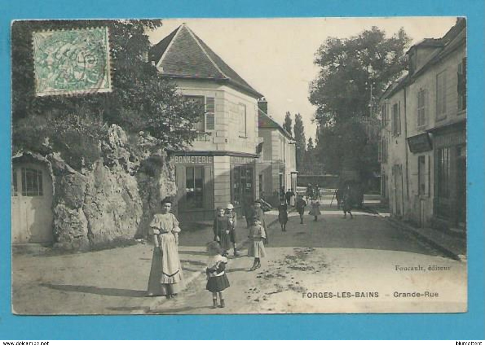 CPA Commerce Grande Rue FORGES LES BAINS 91 - Sonstige & Ohne Zuordnung