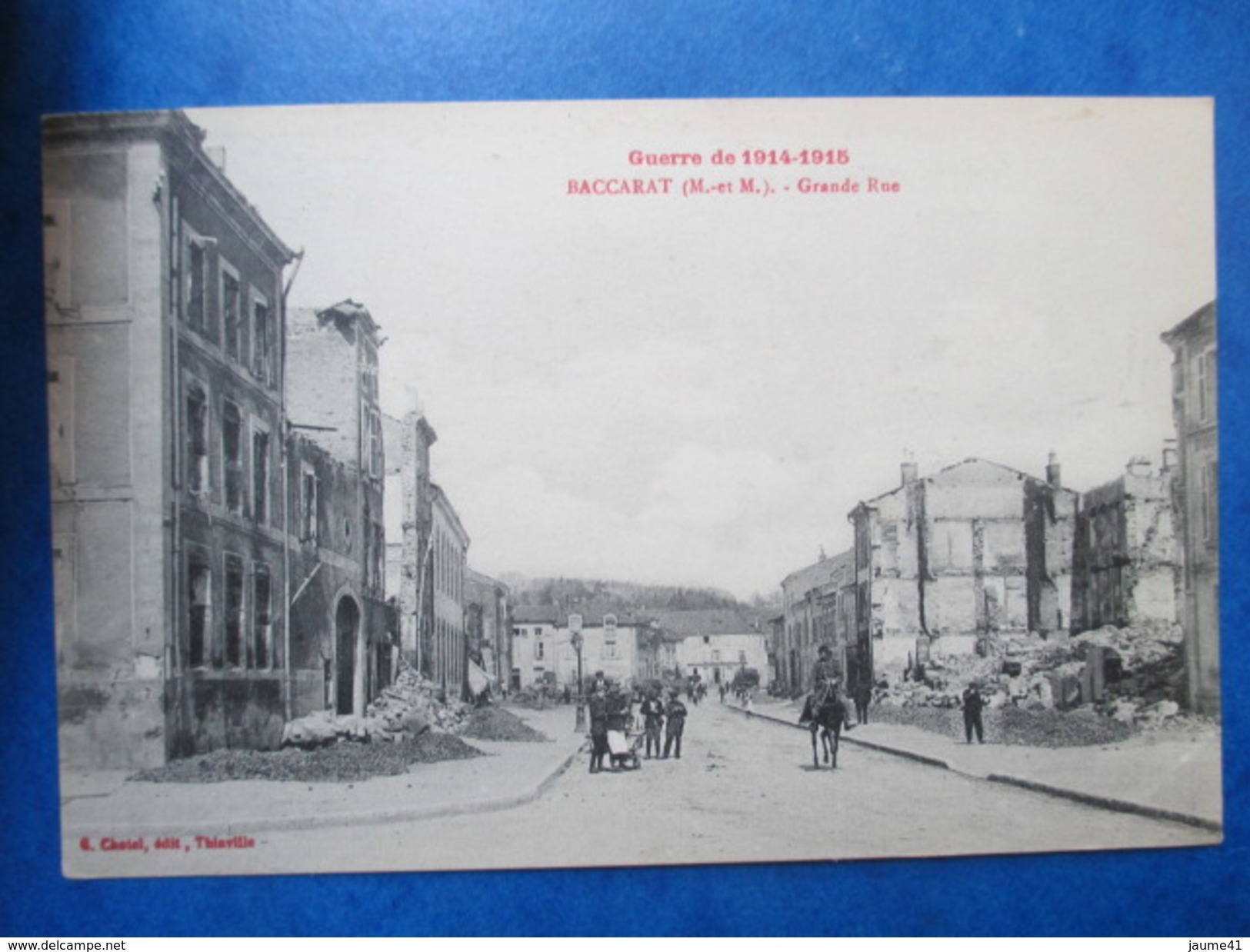 MEURTHE ET MOSELLE  54    BACCARAT   -  GRANDE RUE     APRES...  ANIME     TTB - Baccarat