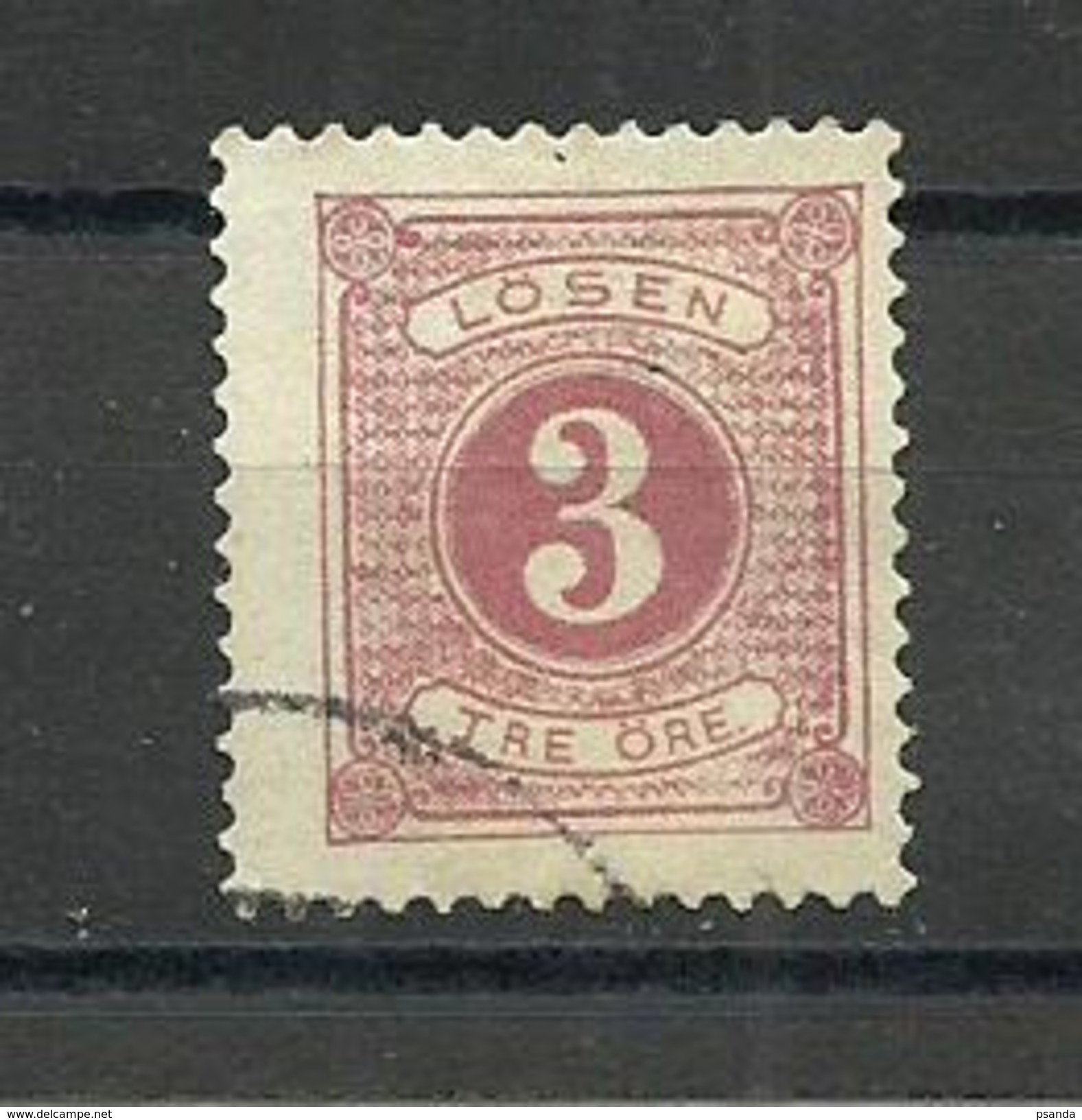 1891  Sweden Porto B 13 - Gebraucht