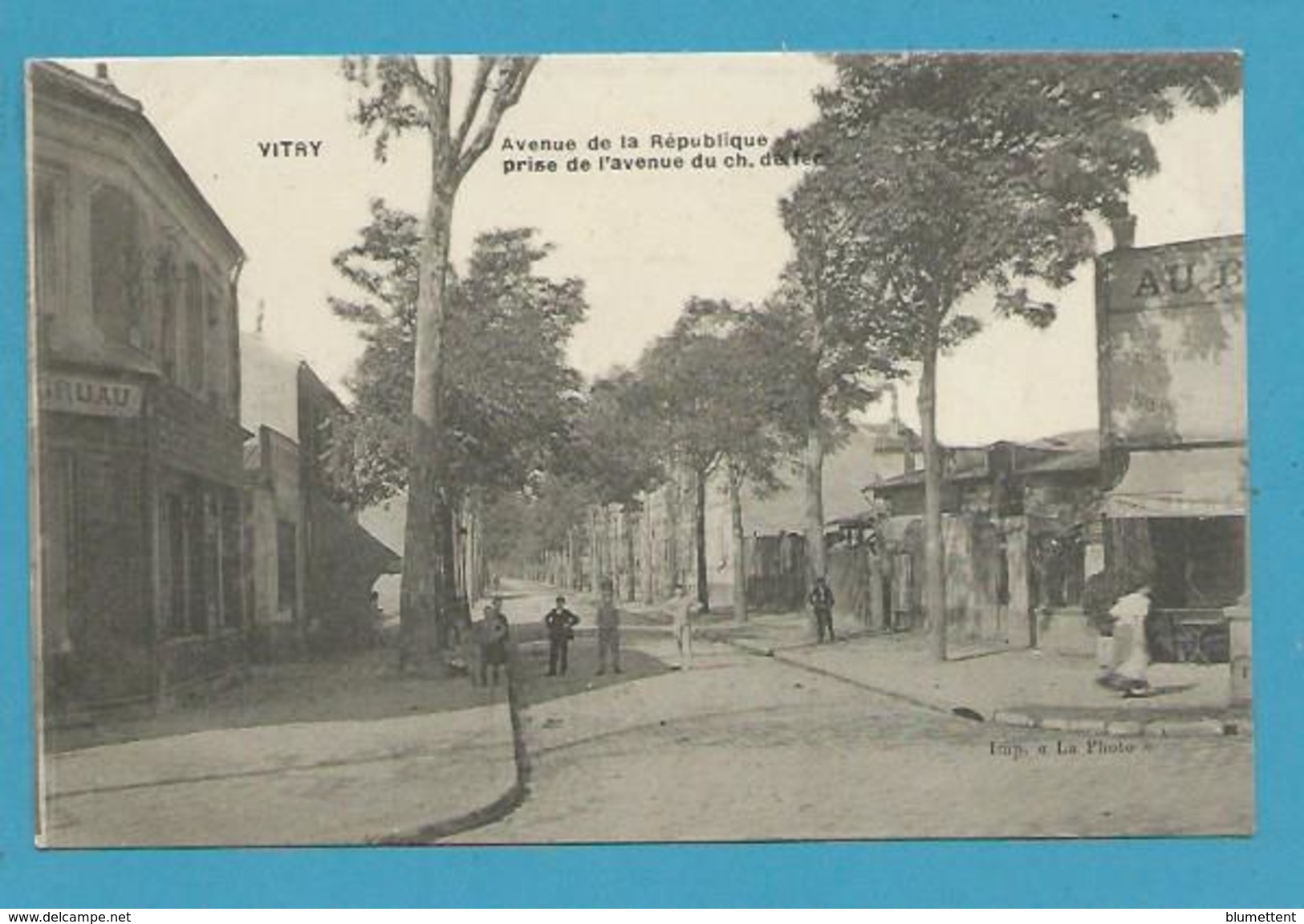 CPA Avenue De La République Prise De L'Ave Du Chemin De Fer VITRY 94 - Vitry Sur Seine