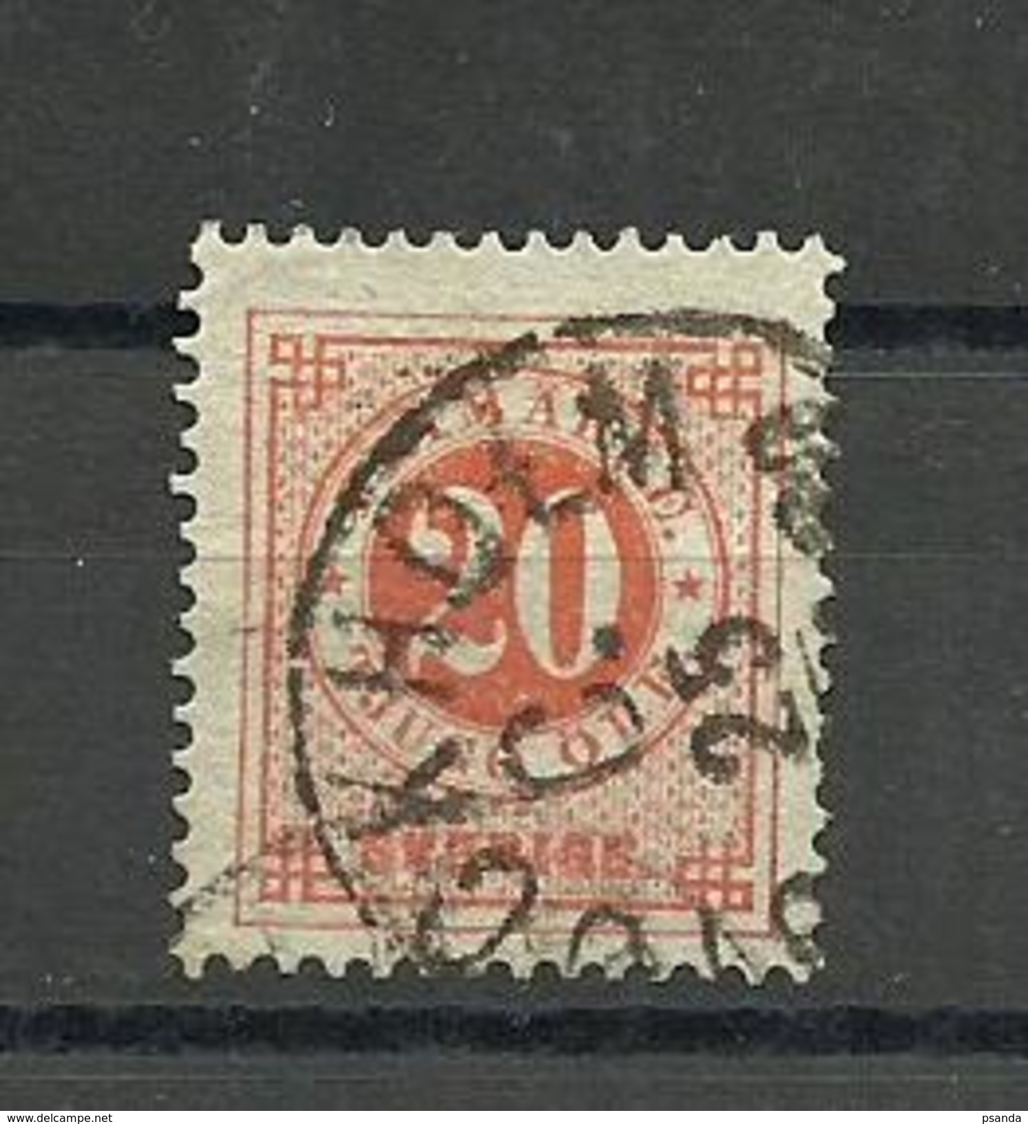 1872  Sweden A=K13 - Gebraucht