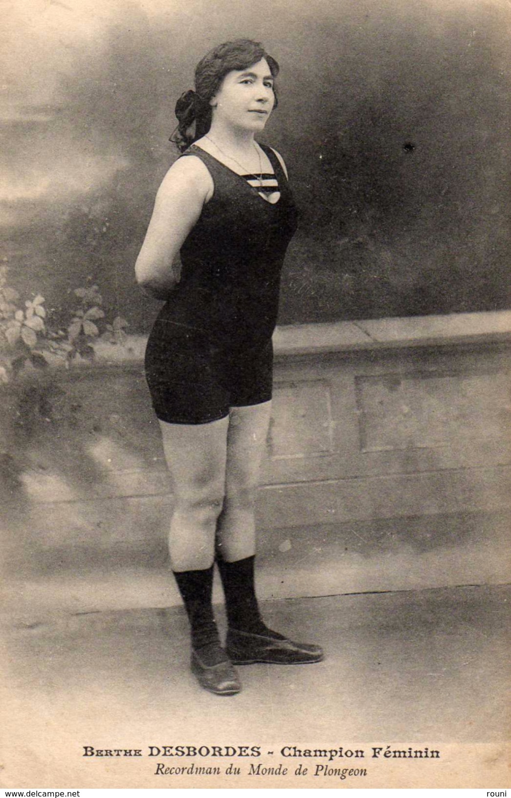 Berthes DESBORDES - Champion Féminin - Recordman Du Monde De Plongeon  - UNIQUE - Salto De Trampolin