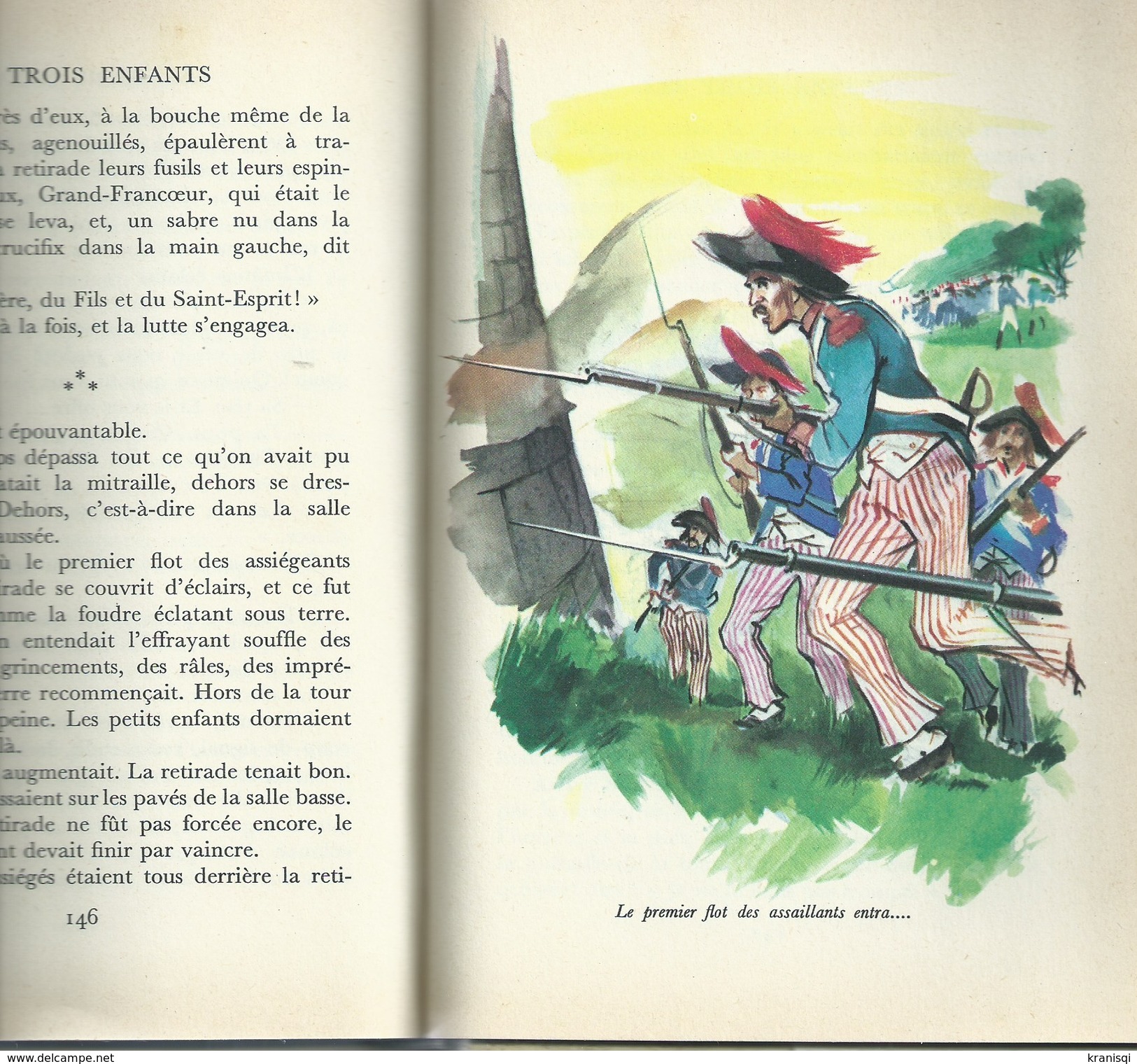 Livre  Les Trois Enfants  1959 - Ideal Bibliotheque
