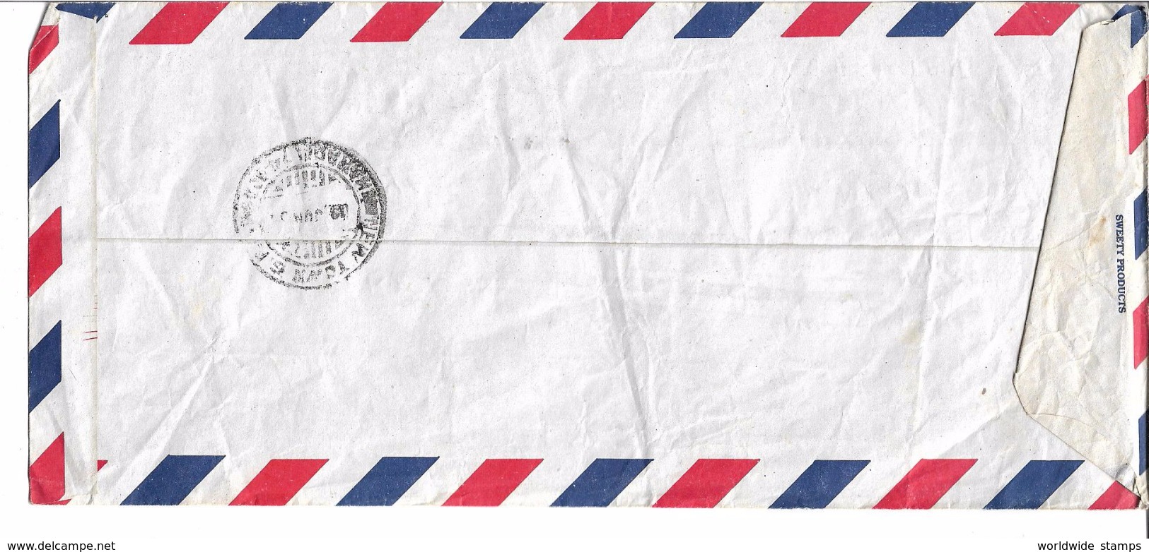 Bangladesh Airmail 1992 Post Rider, Mail Box - Bangladesh