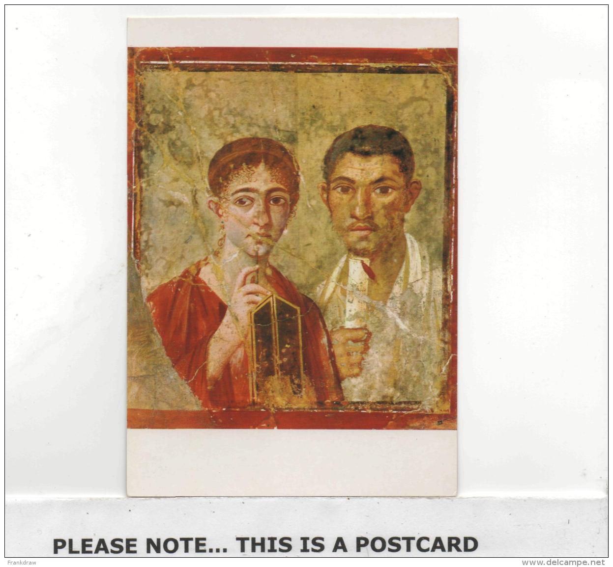 Postcard - Napoli - Portrait Of Paquio Proculo And His Wife From Pompei New - Non Classés