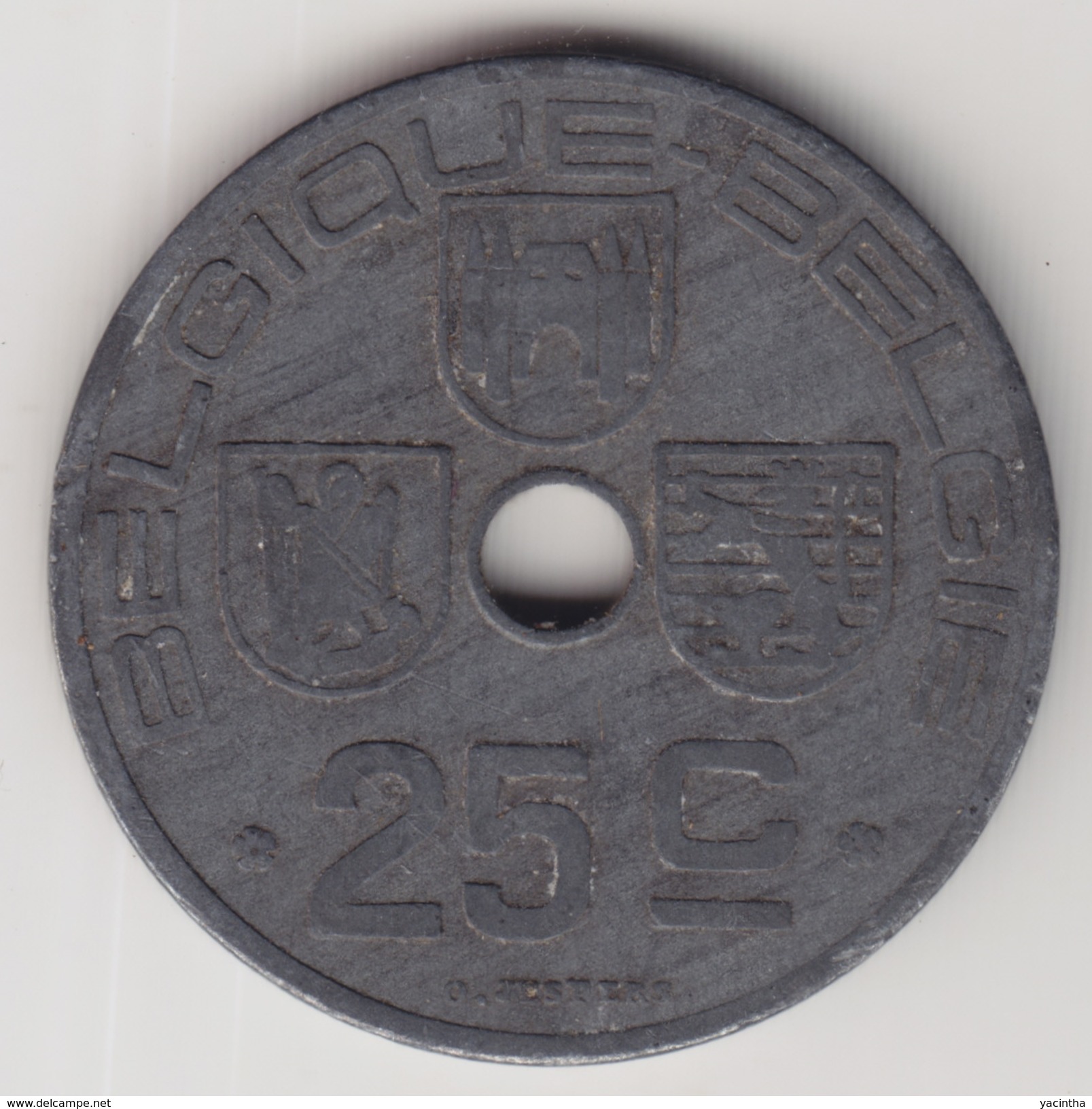 @Y@  België  25 Cent  1943   (4649) - 25 Centimes