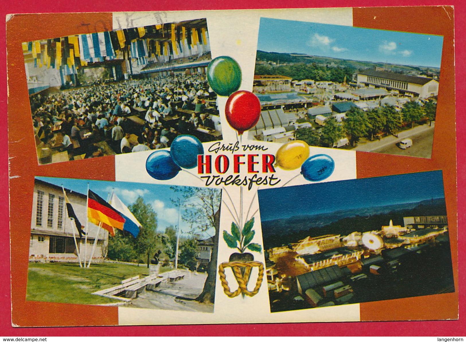 AK Hof A.d. Saale, Volksfest ~ 1966 - Hof